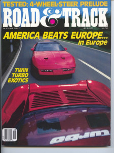 ROAD & TRACK 1987 AUG - CALLAWAY vs. KOENIG 911